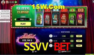Diretório de Jogos SSVV Bet